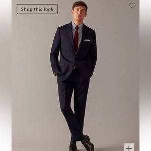 Ludlow Slim-fit suit jacket with double vent in Italian wool